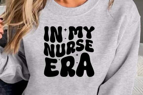 Groovy in My Nurse Era Retro Svg Shirt