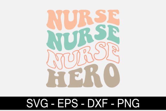 Nurse Hero Retro Svg Design: Graphics and Crafts