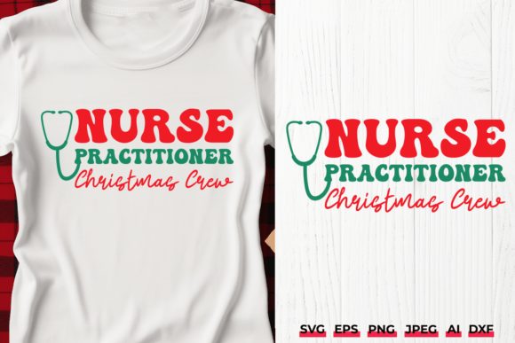 Nurse Practitioner Christmas Crew SVG: Graphics and Crafts