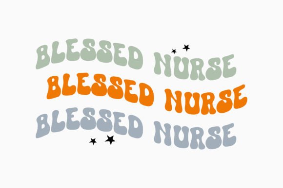Retro Nurse Quote Blessed Nurse