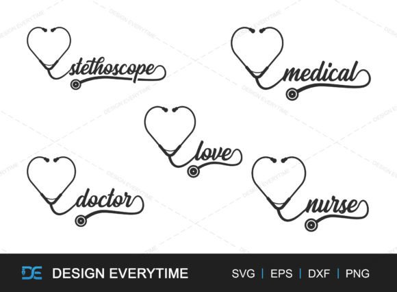 Stethoscope Heart SVG Bundle Review